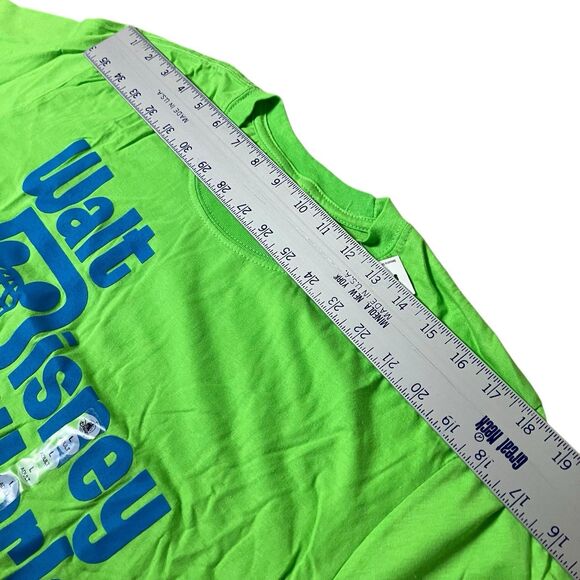 Walt Disney World T-Shirt Mens L Cotton Short Sleeve Green Cotton Colorful - Picture 6 of 9